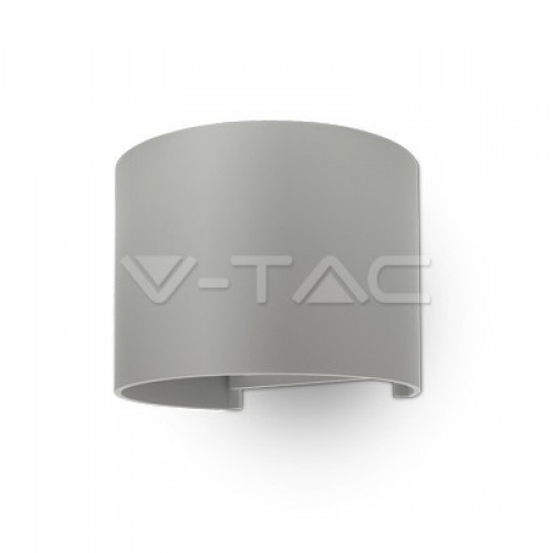 6W Аплик Bridglux Чип Сиво Тяло Кръг Топло Бяла Светлина