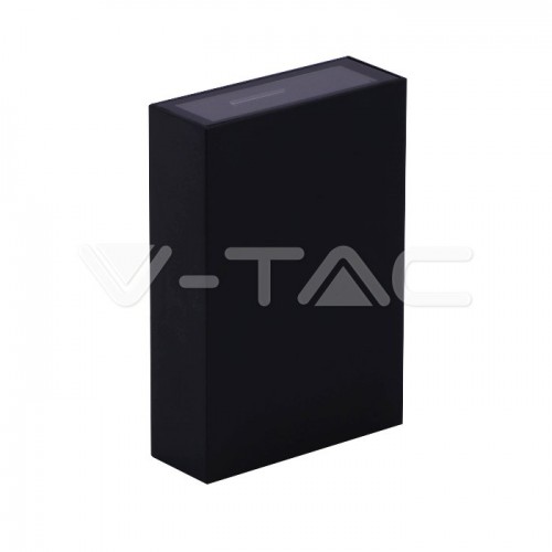 4W LED Стенна Лампа Черна 3000K