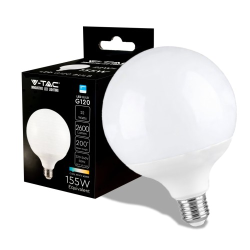 LED Крушка - SAMSUNG ЧИП 22W E27 G120 6400K 120LM/W