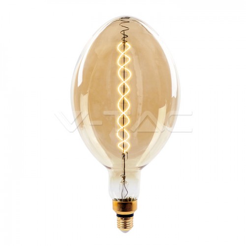 LED Крушка - 8W Двоен Filament Е27 BF180 Димираща 2000К