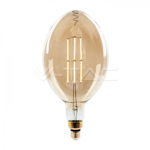 LED Крушка - 8W Прав Filament Е27 BF180 Димираща 2000К