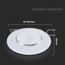 65W LED Плафон С Дистанционно Сменяема Светлина UFO 65W LED Плафон С Дистанционно Сменяема Светлина UFO