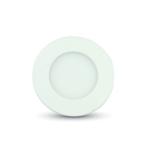 3W LED Premium Панел Кръг Бяла Светлина