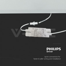 LED Панел 40W PHILIPS DRIVER 600x600mm 120Lm/W 6400K