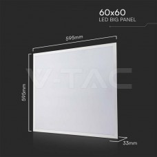 LED Панел 40W PHILIPS DRIVER 600x600mm 120Lm/W 6400K