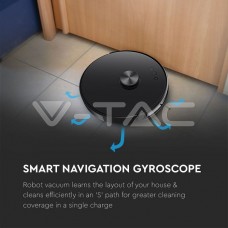 SMART Прахосмукачка Лазерна Черна