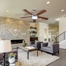 15W LED Тяло/Вентилатор Таван Дистанционно 3 в 1 5 Перки 60W AC Мотор 15W LED Тяло/Вентилатор Таван Дистанционно 3 в 1 5 Перки 60W AC Мотор