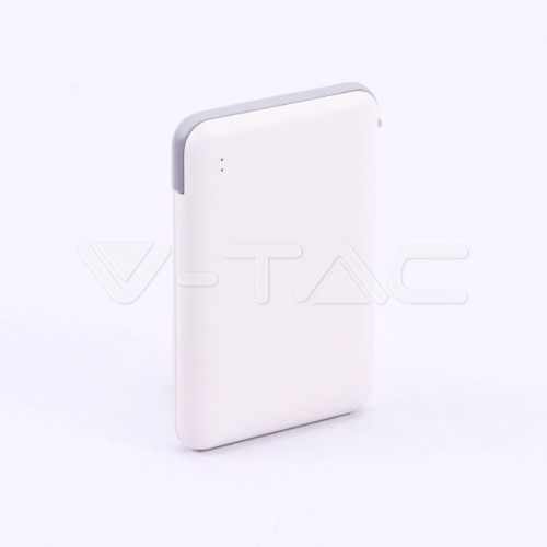 5000 mAh Външна Батерия Дисплей Бяла