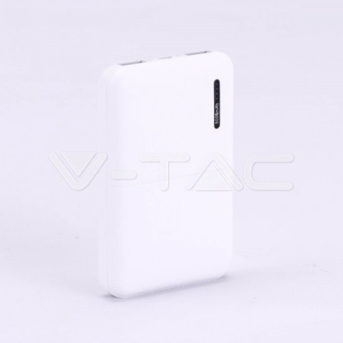 5000 mAh Външна Батерия Мини Бяла