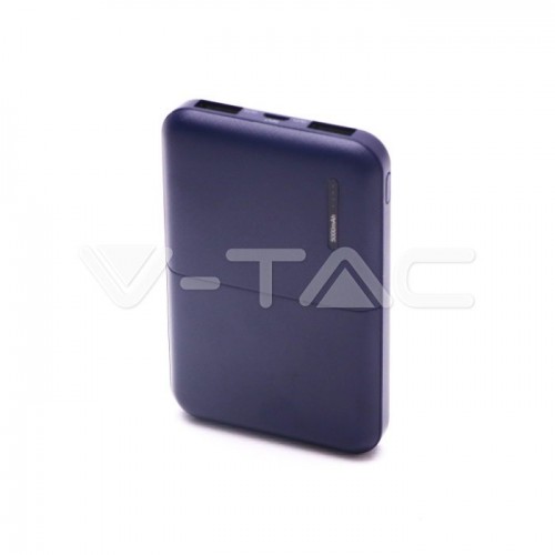 Външна Батерия Мини 5000 mAh Mah Тъмно Синя