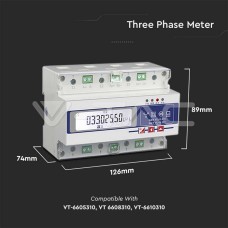 Трифазен Електромер За VT-6605310 , VT-6608310 , VT-6610310
