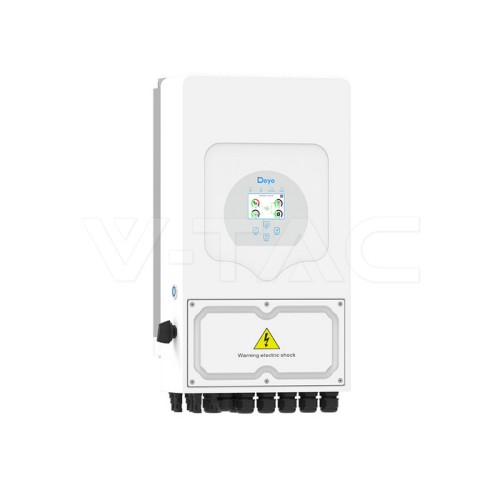8kW Хибриден Инвертор 230VAC Монофазен 10г. Гаранция 13А На Стрингове Deye